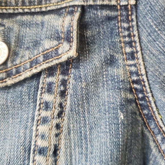 GAP Y2K DENIM JEANS JACKET WOMEN SIZE Medium - Picture 5 of 10
